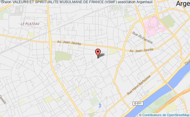 plan association Valeurs Et Spiritualite Musulmane De France (vsmf) Argenteuil