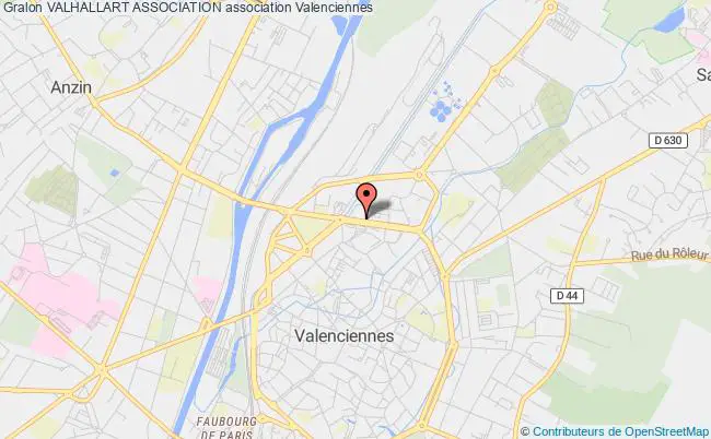 plan association Valhallart Association Valenciennes