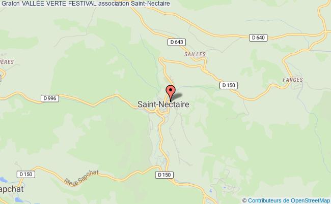 plan association VallÉe Verte Festival Saint-Nectaire