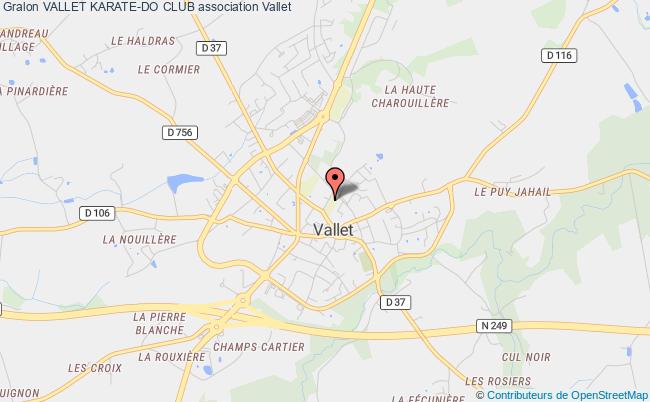 plan association Vallet Karate-do Club Vallet