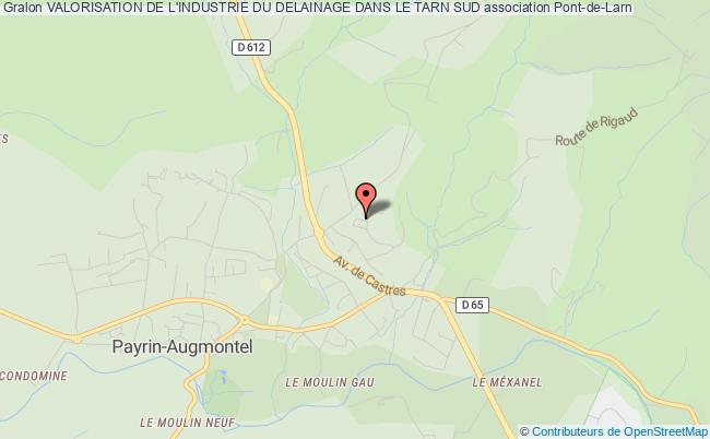 plan association Valorisation De L'industrie Du Delainage Dans Le Tarn Sud Pont-de-Larn