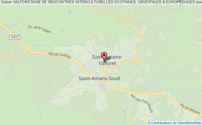 plan association Valtoretaine De Rencontres Interculturelles Occitanes, Orientales & Europeennes Saint-Amans-Valtoret