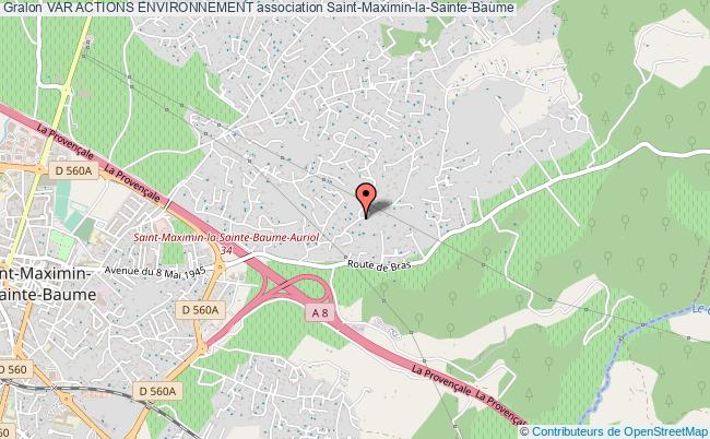 plan association Var Actions Environnement Saint-Maximin-la-Sainte-Baume