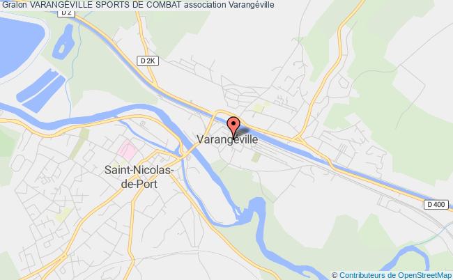 plan association VarangÉville Sports De Combat Varangéville