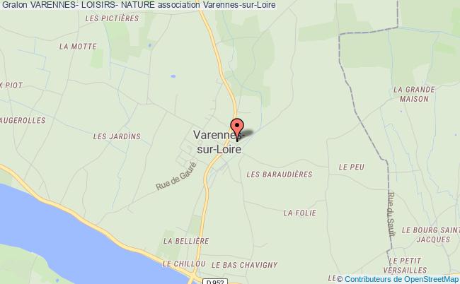 plan association Varennes- Loisirs- Nature Varennes-sur-Loire