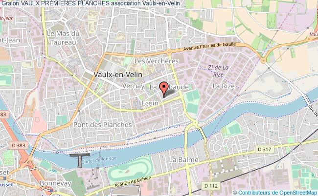 plan association Vaulx Premieres Planches Vaulx-en-Velin