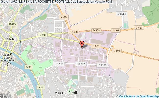 plan association Vaux Le Penil-la Rochette Football Club VAUX LE PENIL