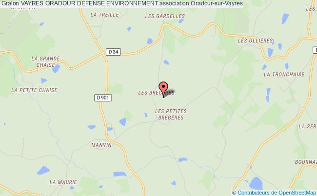 plan association Vayres Oradour Defense Environnement Oradour-sur-Vayres