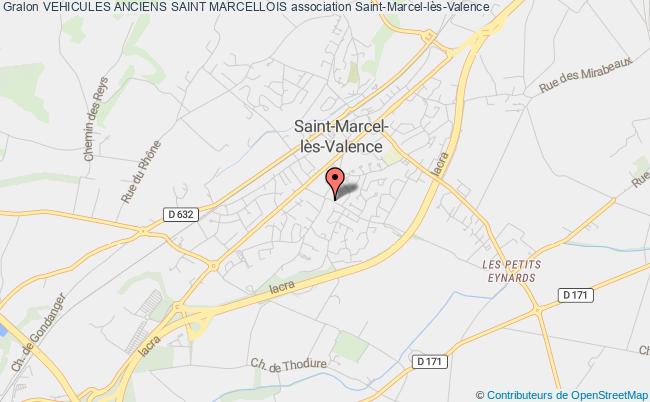 plan association Vehicules Anciens Saint Marcellois Saint-Marcel-lès-Valence