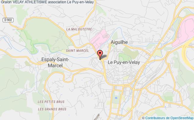 plan association Velay Athletisme Le Puy-en-Velay