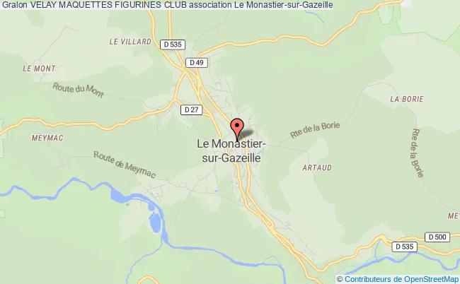 plan association Velay Maquettes Figurines Club Le    Monastier-sur-Gazeille