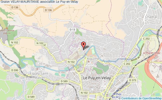 plan association Velay-mauritanie Le    Puy-en-Velay