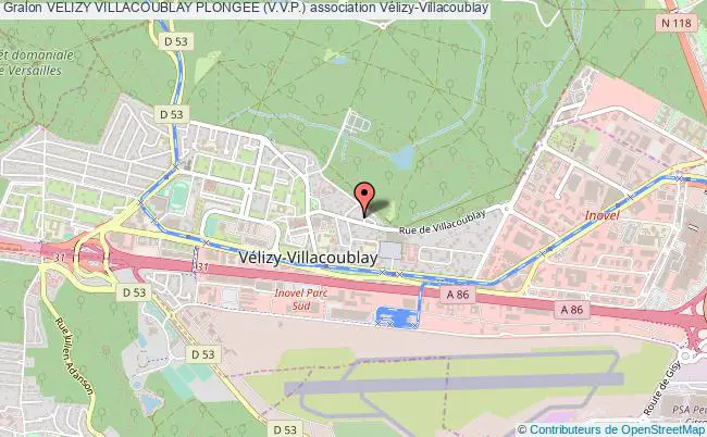plan association Velizy Villacoublay Plongee (v.v.p.) Vélizy-Villacoublay