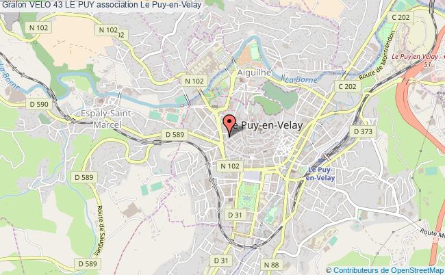 plan association Velo 43 Le Puy Le    Puy-en-Velay