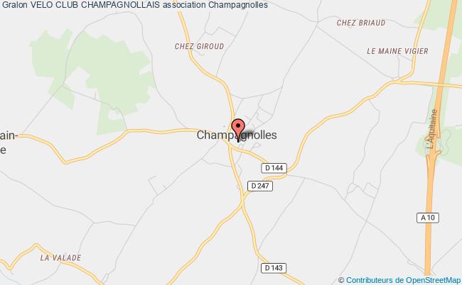 plan association Velo Club Champagnollais Champagnolles