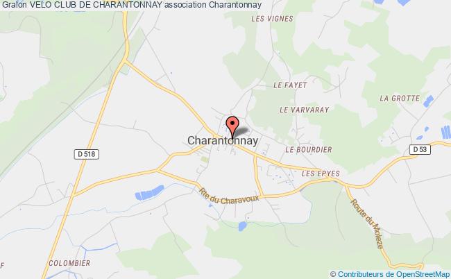 plan association Velo Club De Charantonnay Charantonnay