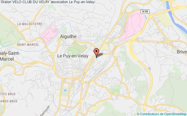 plan association Velo Club Du Velay Le Puy-en-Velay