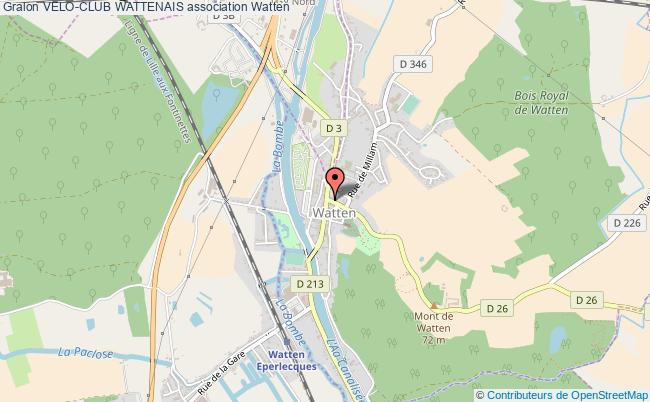 plan association Velo-club Wattenais Watten