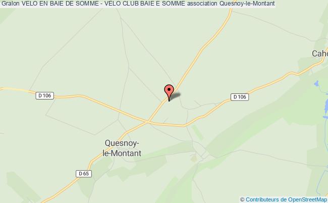 plan association Velo En Baie De Somme - Velo Club Baie E Somme Quesnoy-le-Montant