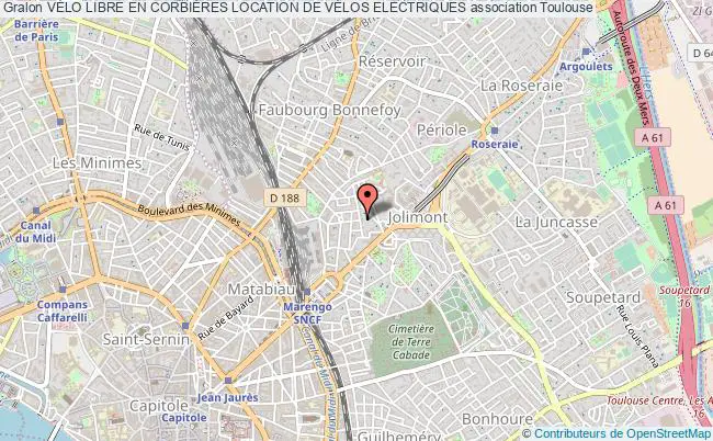 plan association VÉlo Libre En CorbiÈres Location De VÉlos Electriques Toulouse