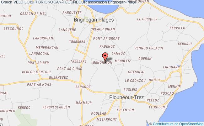plan association Velo Loisir Brignogan-plouneour Plouneour-Brignogan-Plages