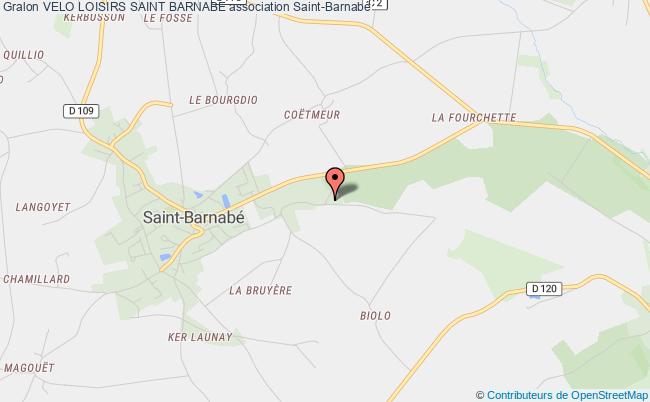 plan association Velo Loisirs Saint Barnabe Saint-Barnabé