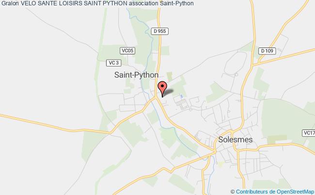 plan association Velo Sante Loisirs Saint Python Saint-Python