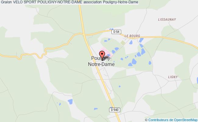 plan association Velo Sport Pouligny-notre-dame Pouligny-Notre-Dame