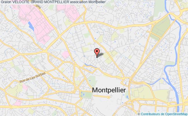 plan association Velocite Grand Montpellier Montpellier