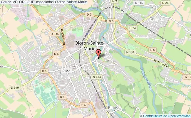 plan association VelorÉcup' Oloron-Sainte-Marie