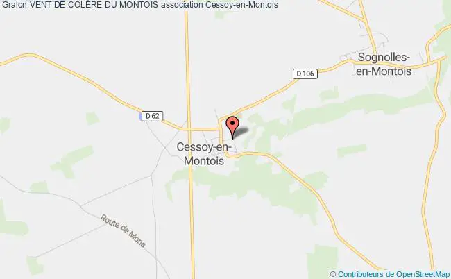 plan association Vent De ColÈre Du Montois Cessoy-en-Montois
