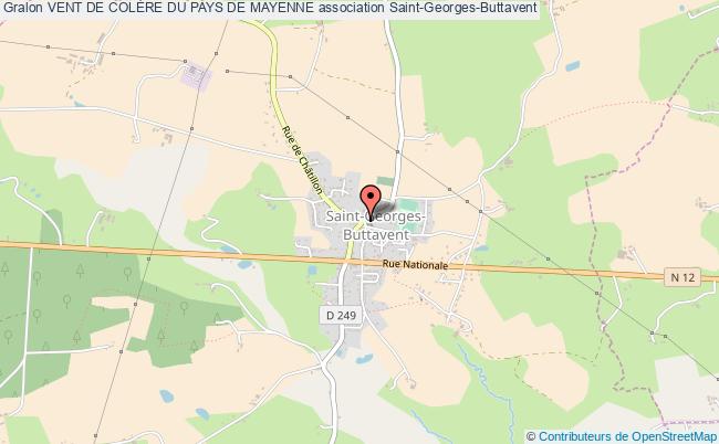 plan association Vent De ColÈre Du Pays De Mayenne Saint-Georges-Buttavent