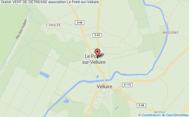 plan association Vent De DÉtresse Les Velluire-sur-Vendée
