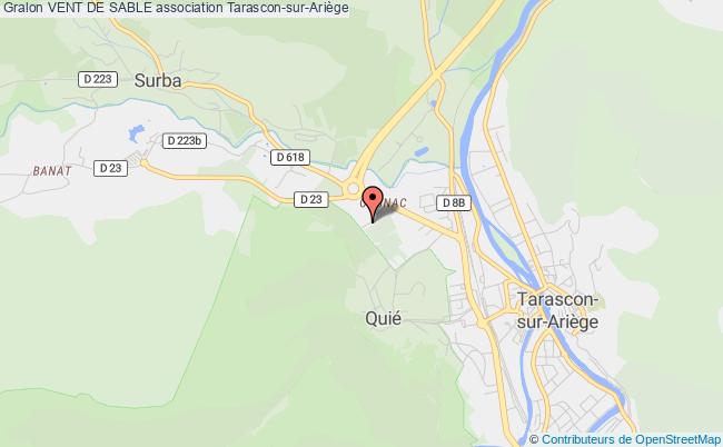 plan association Vent De Sable Tarascon-sur-Ariège