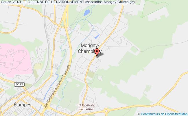 plan association Vent Et Defense De L'environnement Morigny-Champigny