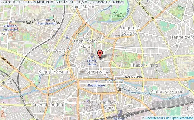 plan association Ventilation Mouvement Creation (vmc) Rennes
