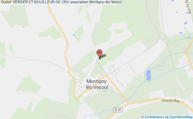 plan association Verger Et Bouilleur De Cru Montigny-lès-Vesoul