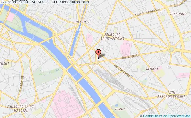 plan association Vernacular Social Club PARIS