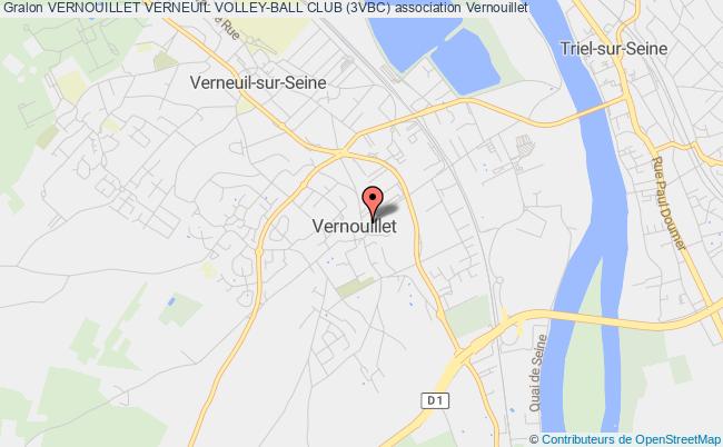 plan association Vernouillet Verneuil Volley-ball Club (3vbc) Vernouillet