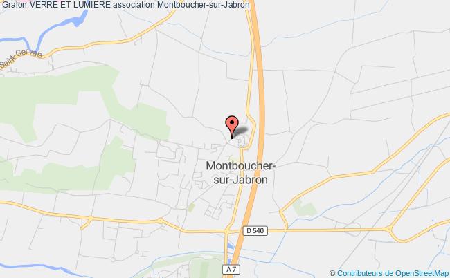 plan association Verre Et Lumiere Montboucher-sur-Jabron