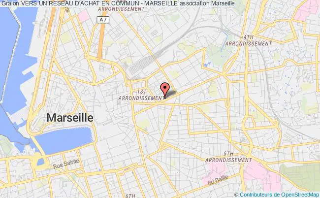 plan association Vers Un Reseau D'achat En Commun - Marseille Marseille 1