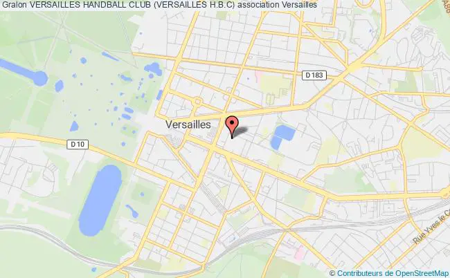 plan association Versailles Handball Club (versailles H.b.c) Versailles