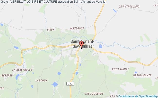 plan association Versillat Loisirs Et Culture Saint-Agnant-de-Versillat