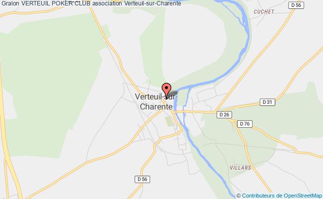 plan association Verteuil Poker Club Verteuil-sur-Charente