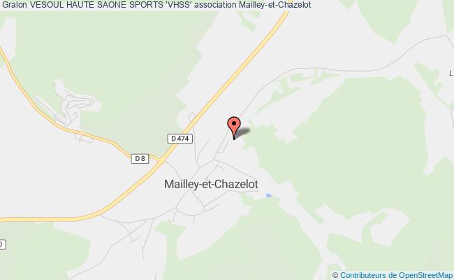 plan association Vesoul Haute Saone Sports 'vhss' Mailley-et-Chazelot