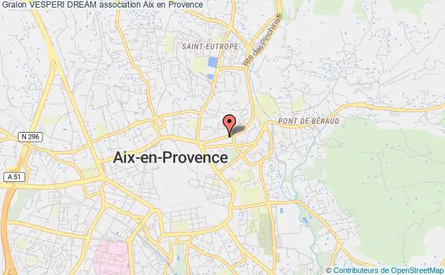 plan association Vesperi Dream Aix-en-Provence