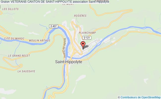plan association Veterans Canton De Saint-hippolyte Saint-Hippolyte