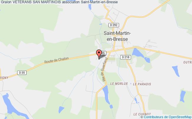 plan association VÉtÉrans San Martinois Saint-Martin-en-Bresse