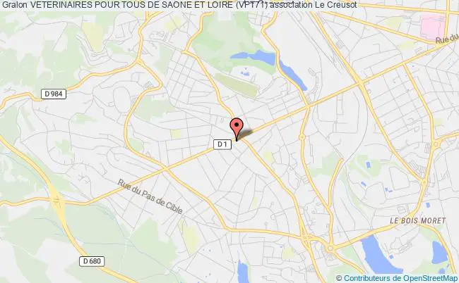plan association Veterinaires Pour Tous De Saone Et Loire (vpt71) Le Creusot
