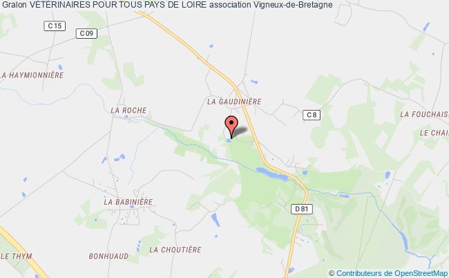 plan association VÉtÉrinaires Pour Tous Pays De Loire Vigneux-de-Bretagne